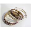 Image 1 : QTY 5 NEW JEWELED BANGLES