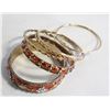 Image 1 : QTY 5 NEW JEWELED BANGLES