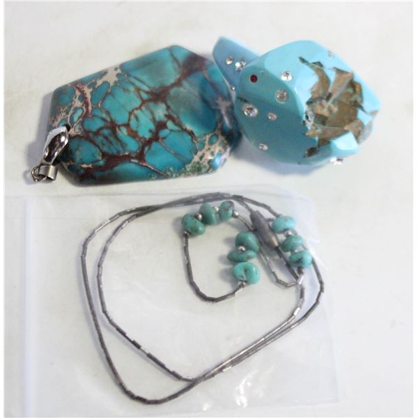 ESTATE TURQUOISE STONE JEWELRY COLLECTION
