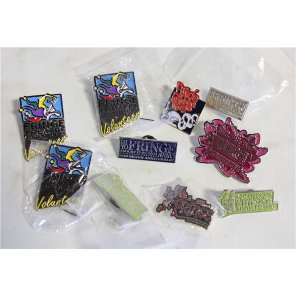 ESTATE VINTAGE FRINGE EDMONTON COLLECTOR PINS