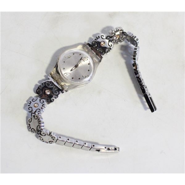 ESTATE GENUINE SWATCH SWISS WRIST WATCH FOR REPAIR