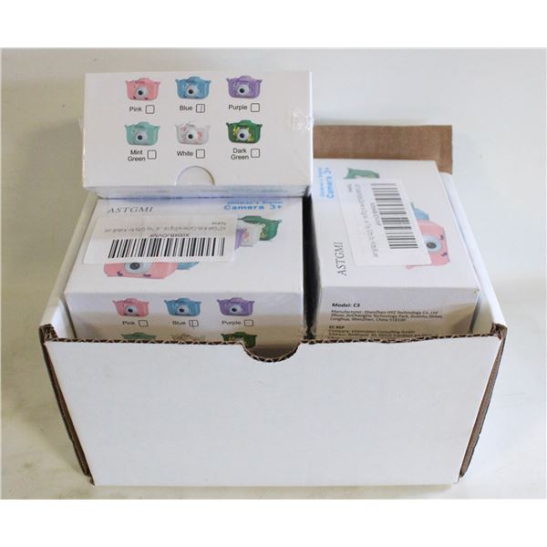 LOT OF 6 NEW DIGITAL KIDS CAMERA, 1080P HD VIDEO