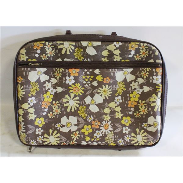 VINTAGE CANVAS 1960'S BANTAM CARRY ON BAG