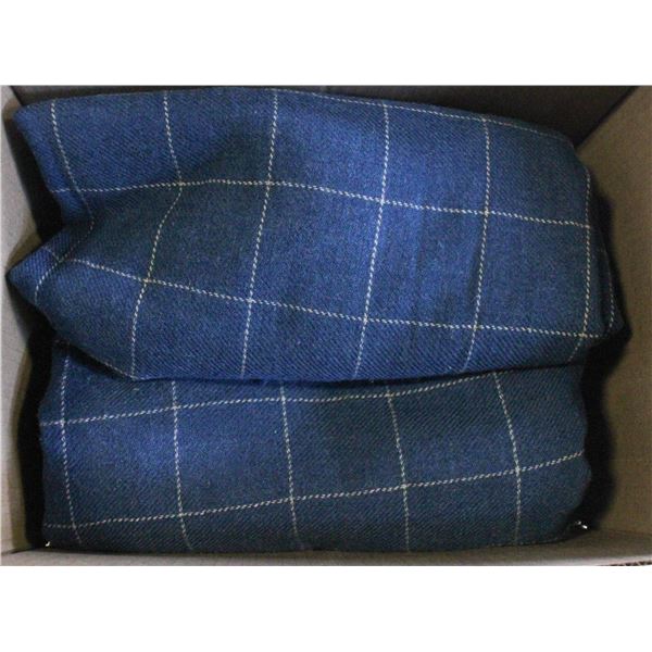 SET OF 2 IKEA KNIT BLANKETS 62" X 42"