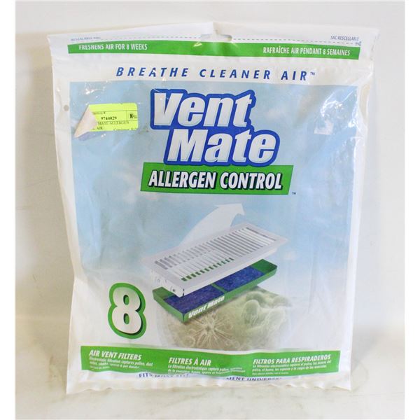 NEW VENT MATE ALLERGEN CONTROL AIR