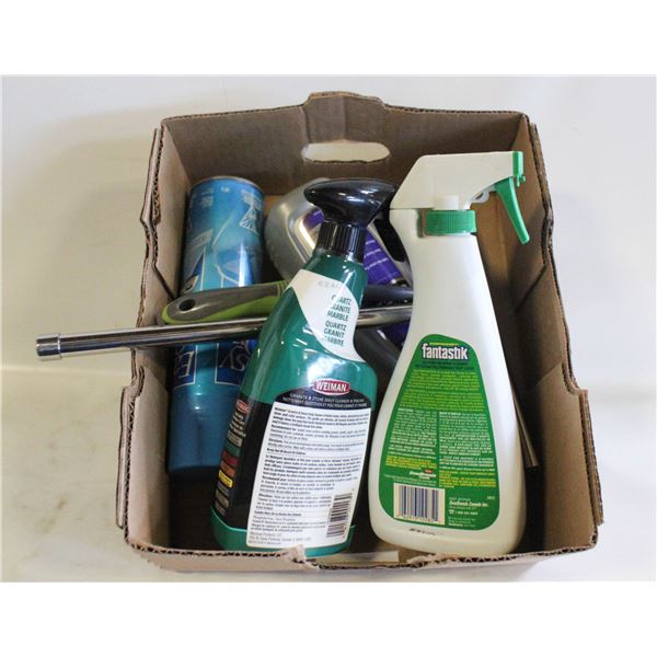 SHARK CARPET CLEANER AND ASSORTED HOUSEHOLD