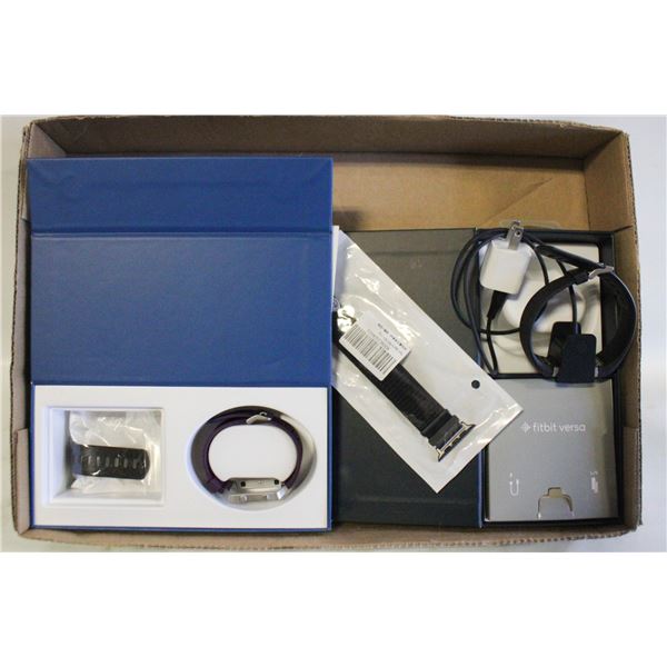 FITBIT VERSA WATCH WITH ASSORTED ACCESSORIES &