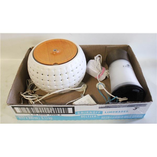 LOT OF 2 ULTRASONIC AROMA DIFFUSERS