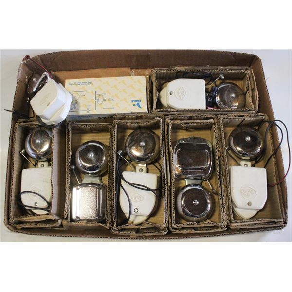 LOT OF VIBRATING SINGLE STROKE ELECTRIC BELLS