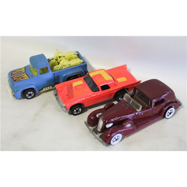 VINTAGE HOTWHEELS COLLECTABLE DIECAST CAR MODELS