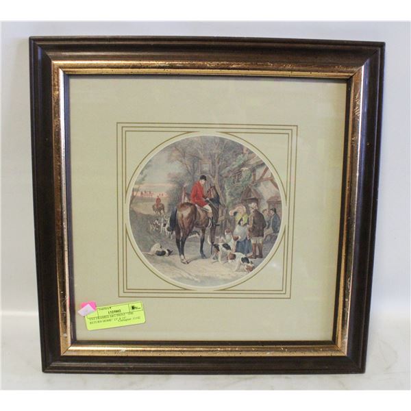 VNT FRAMED ART PRINT "THE RETURN HOME" 15" X 15"