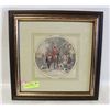 Image 1 : VNT FRAMED ART PRINT "THE RETURN HOME" 15" X 15"