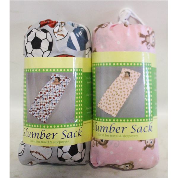 2 NEW SLUMBER SACKS - HIS AND HERS