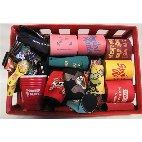 LARGE COLLECTION OF BEER COZY-S