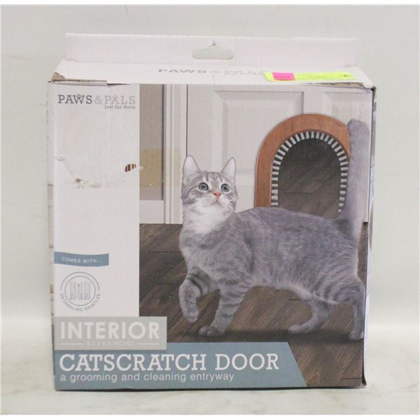 PAWS & PALS INTERIOR CAT SCRATCH DOOR 8.5X8.5"