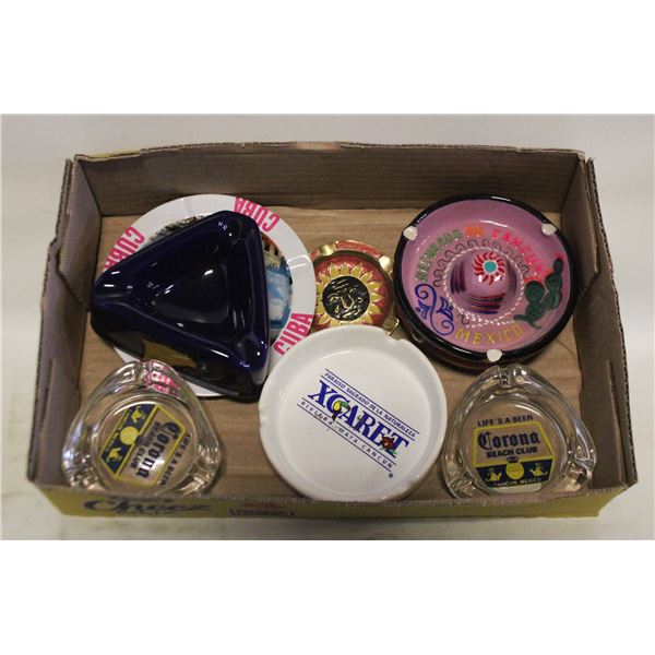 MEXICAN THEME ASHTRAY COLLECTION