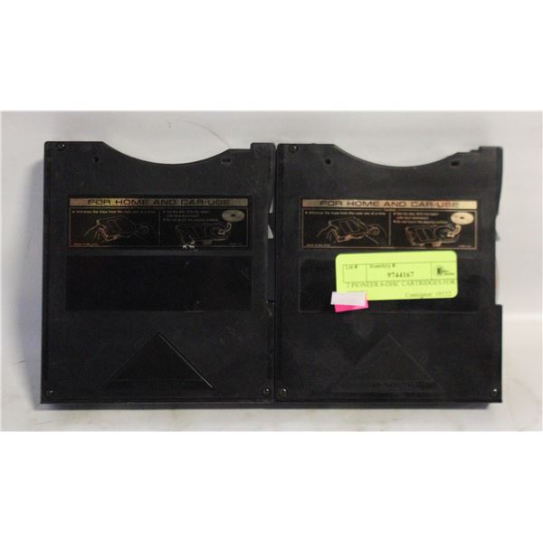 2 PIONEER 6-DISC CARTRIDGES FOR HOME/