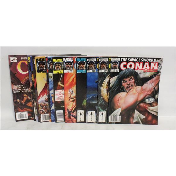 1990'S MARVEL MAGAZINES CONAN  #169,170,171,175,