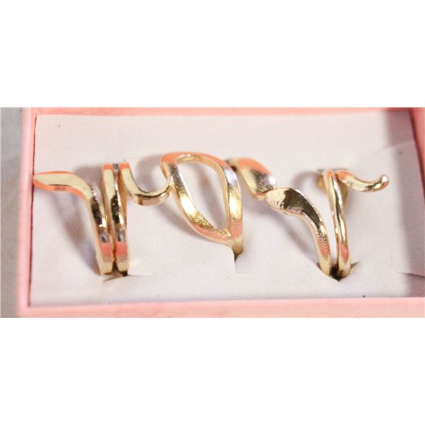NEW 3PCS/SET RING SET SZ8
