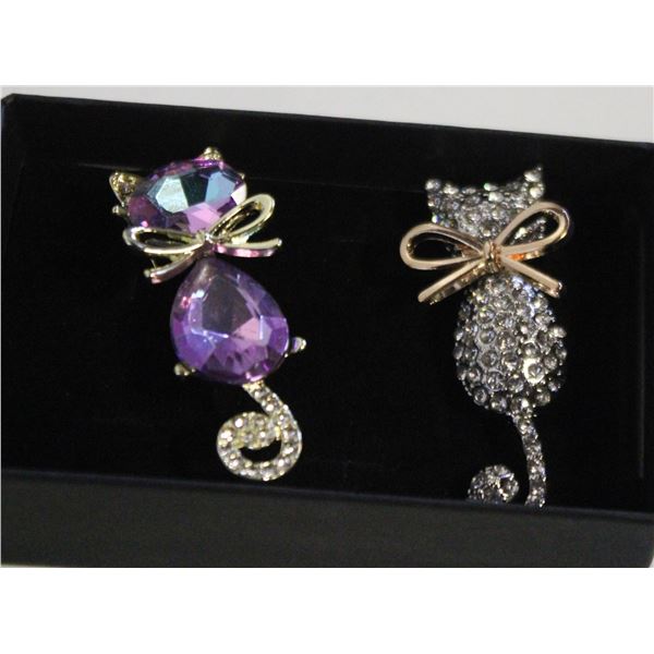 NEW 2PCS BROOCH SET