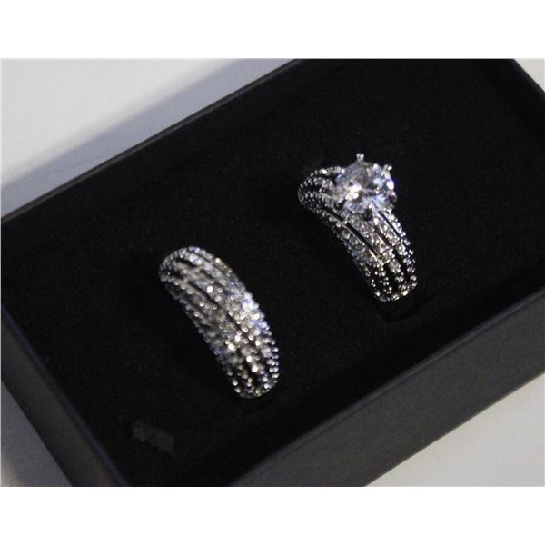 ESTATE 2PCS/SET RING SET SZ8