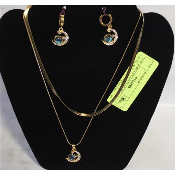 NEW JEWELRY DISPLAY W/ NECKLACE AND EARRING
