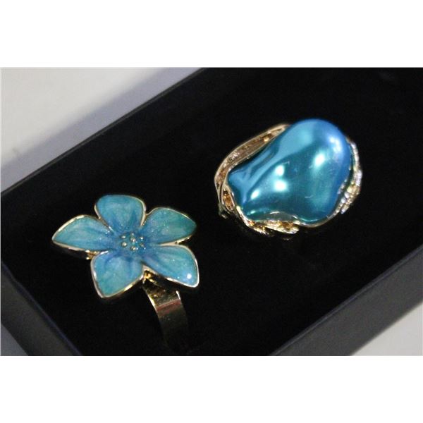NEW 2PCS/SET RING SET SZ8