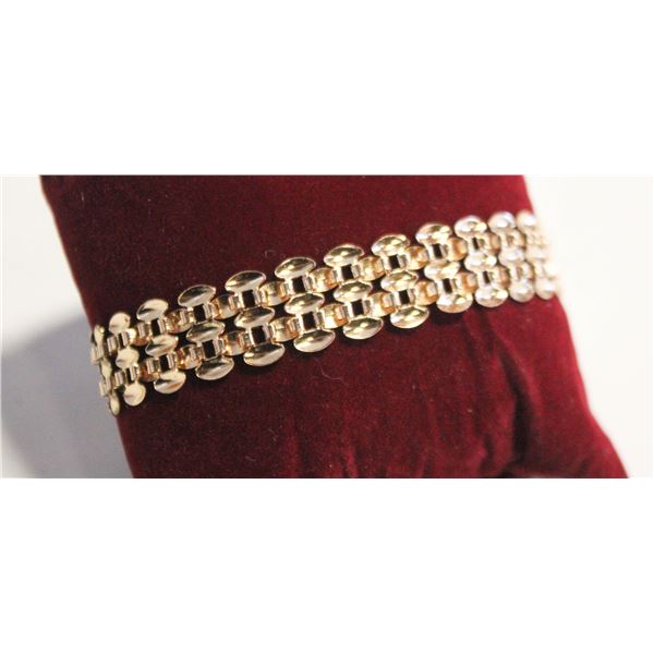 GOLD TONED  ESTATE BRACELET