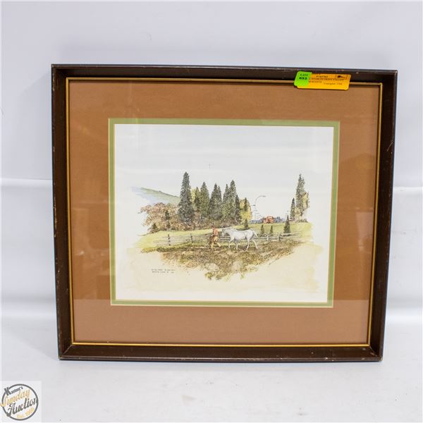LEE COLL STABLES PRINT VALLEY SERIES MEREDITH