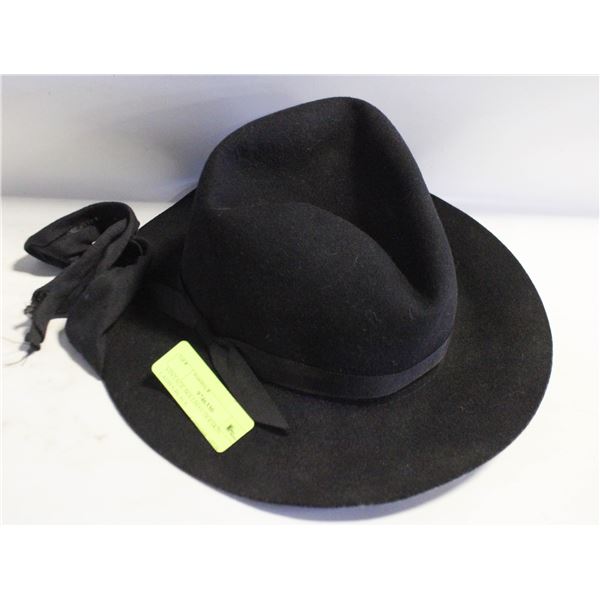VINTAGE BOLLMAN DOESKIN LADIES BLACK
