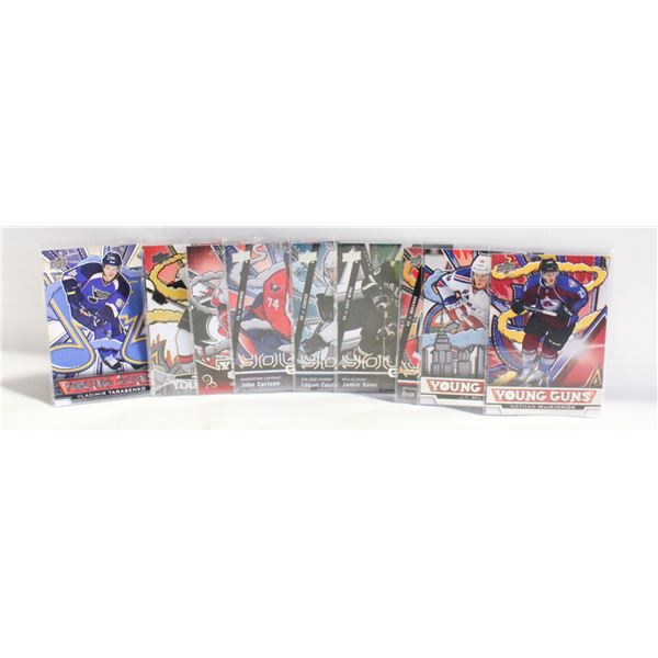 10 NHL YOUNG GUNS RENEWED CARDS