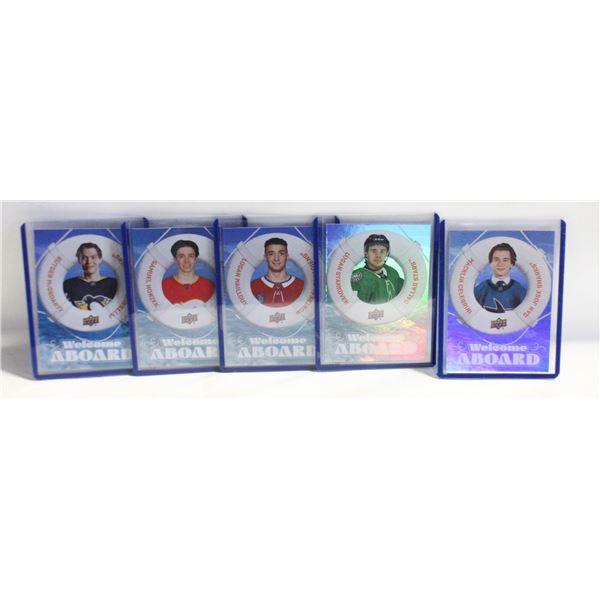 5 ROOKIE NHL CARDS CELEBRINI, STANKOVEN