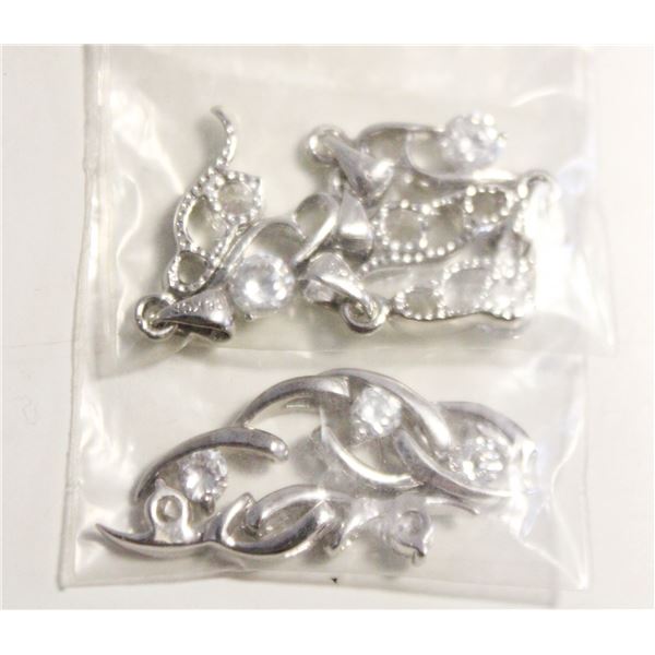 ESTATE BUNDLE OF 18KGP STAMPED PENDANTS