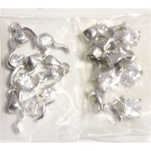 ESTATE BUNDLE OF 18KGP STAMPED PENDANTS