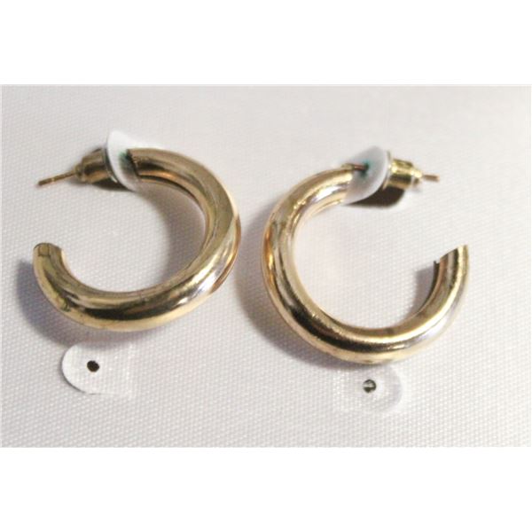 ESTATE HOOP EARRINGS IN BOX