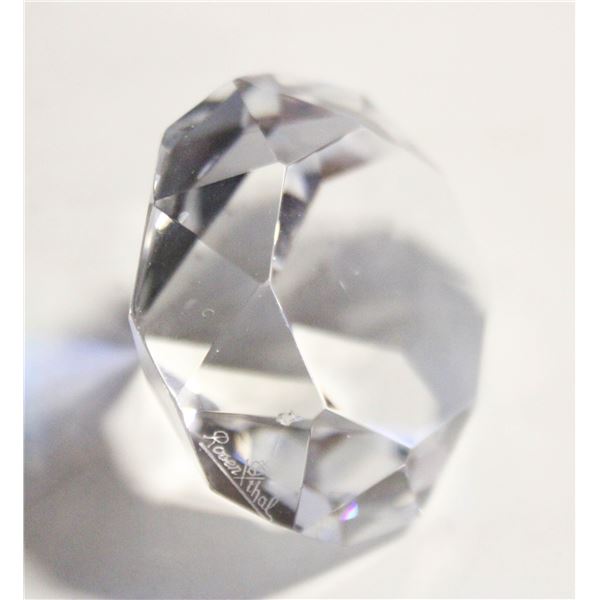 ESTATE ROSENTHAL CRYSTAL "DIAMOND" SHAPED