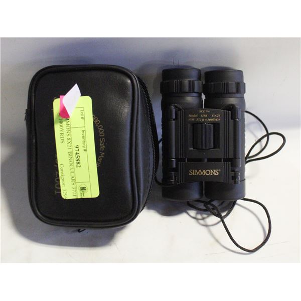 SIMMONS 8X21 BINOCULARS 372FT @ 1000YRDS