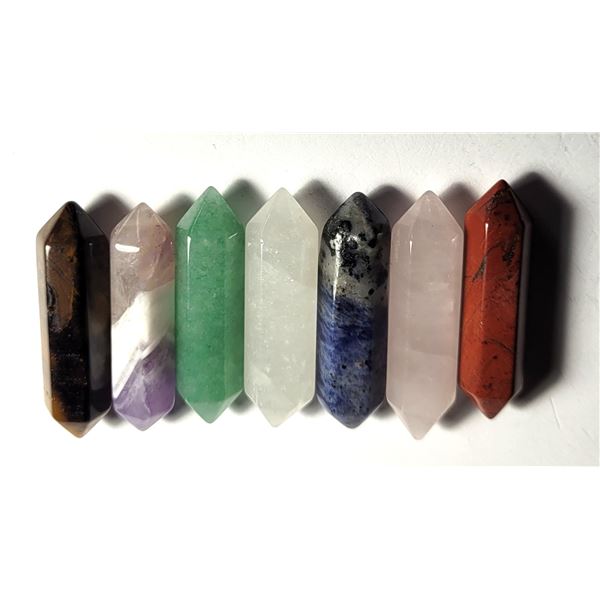 21)  LOT OF 7 NATURAL HEALING WANDS.
