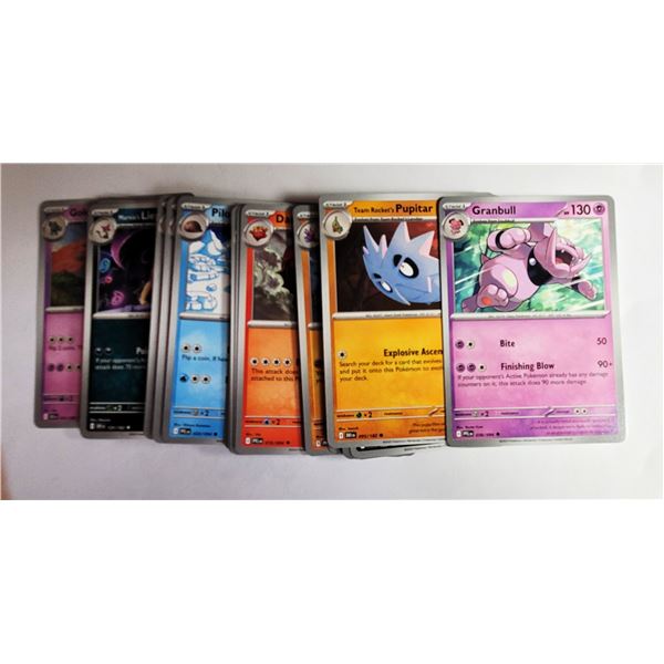 22)  LOT OF 25 STAGE 1 POKEMON CARDS.
