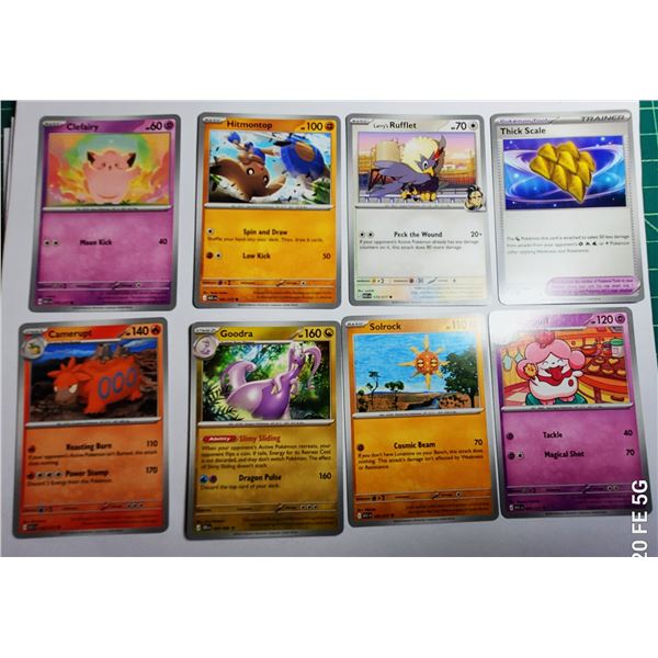23)  LOT OF 8 NEW 2026 POKEMON CARDS.