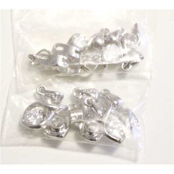 ESTATE BUNDLE OF 18KGP STAMPED PENDANTS