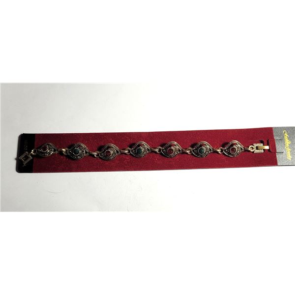 1)  ANTIQUED TURKISH STYLE 7" BRACELET