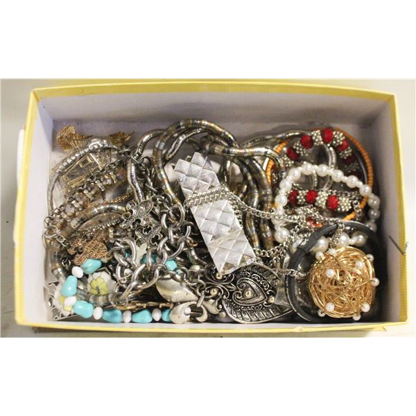 ESTATE BOX OF JEWELRY ALL TOGETHER