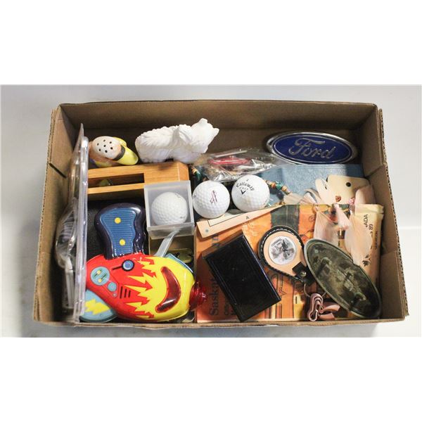 BOX FULL OF VINTAGE COLLECTIBLES
