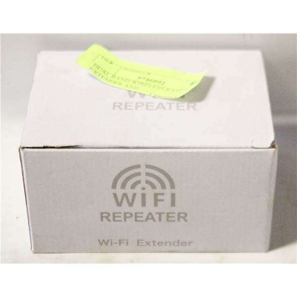 DUAL BAND WIRELESS RANGE EXTENDER AND
