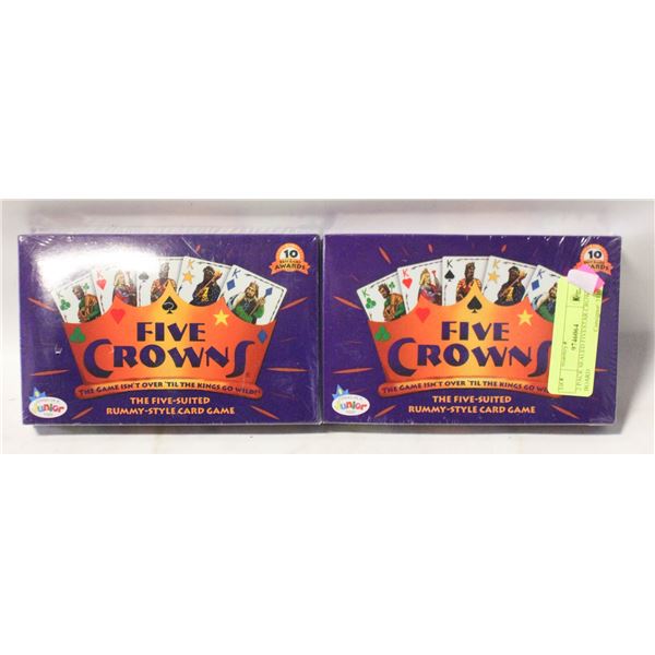 2 PACK SEALED FIVESTAR CROWN BOARD