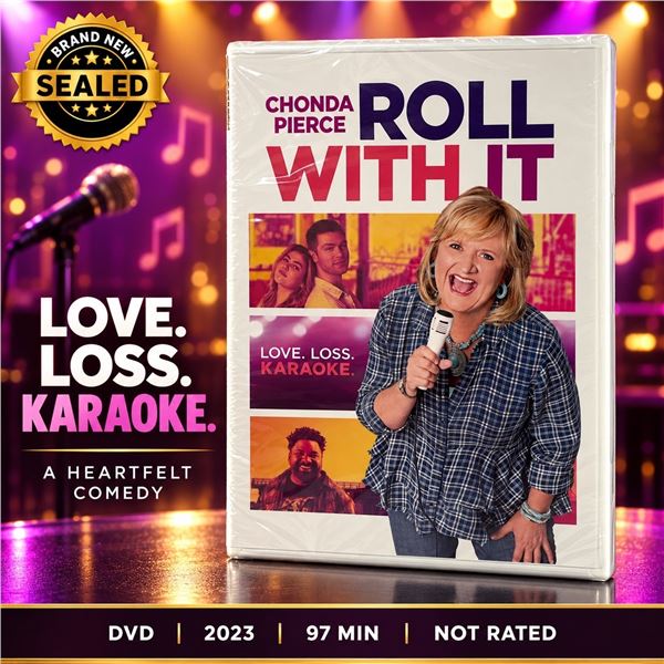 NEW DVD "ROLL WITH IT" COMEDY 2023