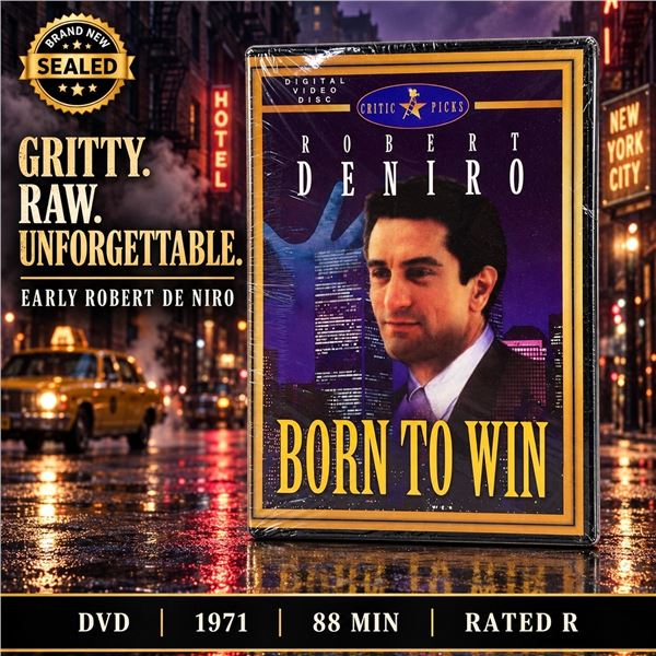 NEW DVD "BORN TO WIN" ROBERT DE NIRO