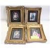 Image 1 : 4 MADE IN CANADA GOLD GILTED STYLE PHOTO FRAMES