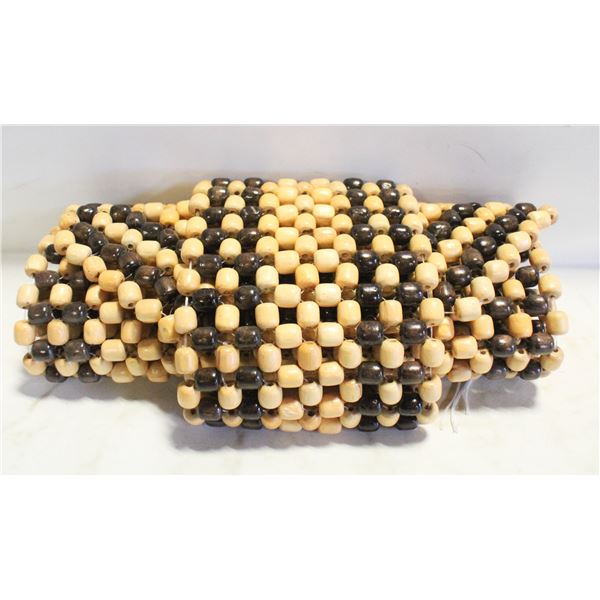 WOODEN BEADED SEAT CUSHION